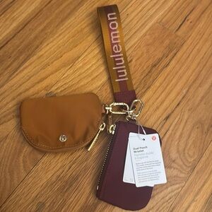 NWT Dual Pouch Wristlet